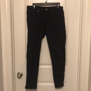 Urban Outfitters black skinny biker pants